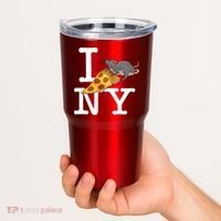 Funny Pizza Rat Ronic Tumbler thumb 2