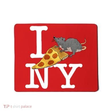 Funny Pizza Rat Ronic Mousepad