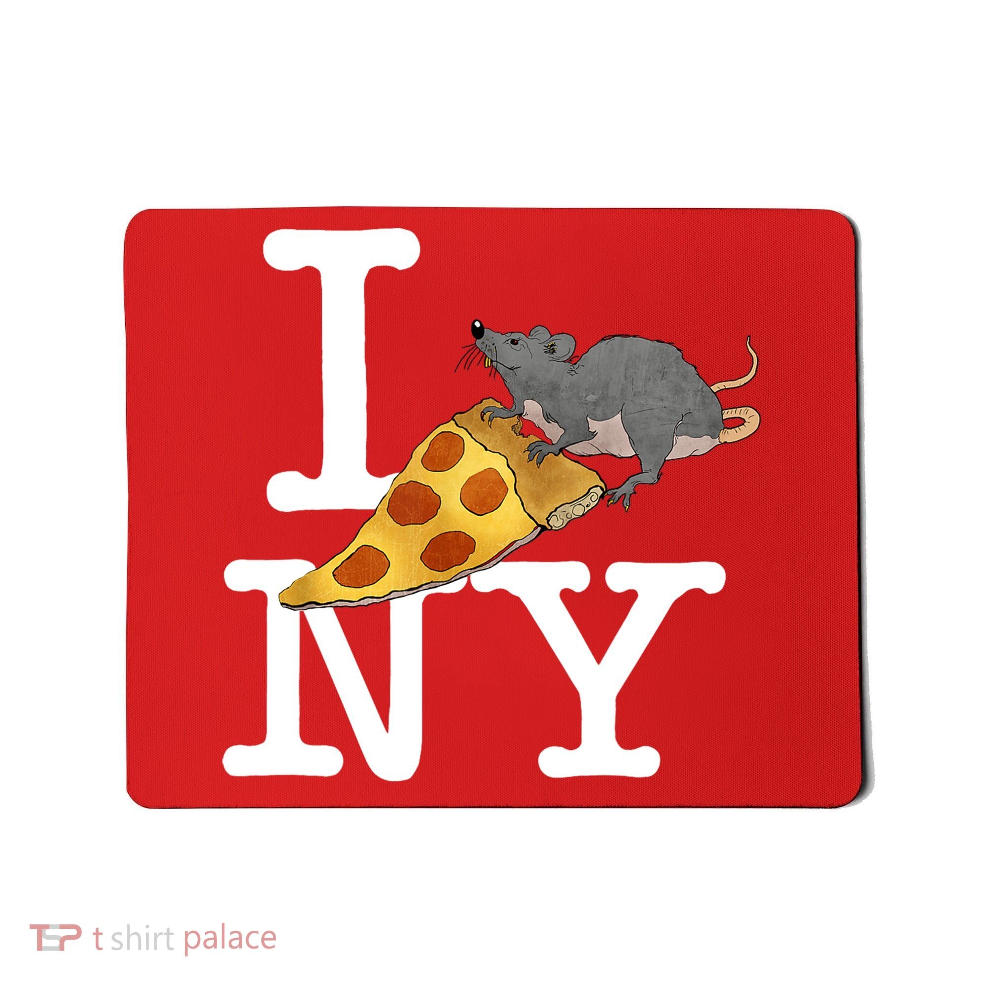 Funny Pizza Rat Ronic Mousepad