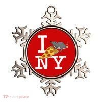 Funny Pizza Rat Ronic Ornament thumb 0
