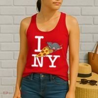 Funny Pizza Rat Ronic Women's Tank Top thumb 2