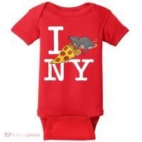 Funny Pizza Rat Ronic Baby Bodysuit thumb 0