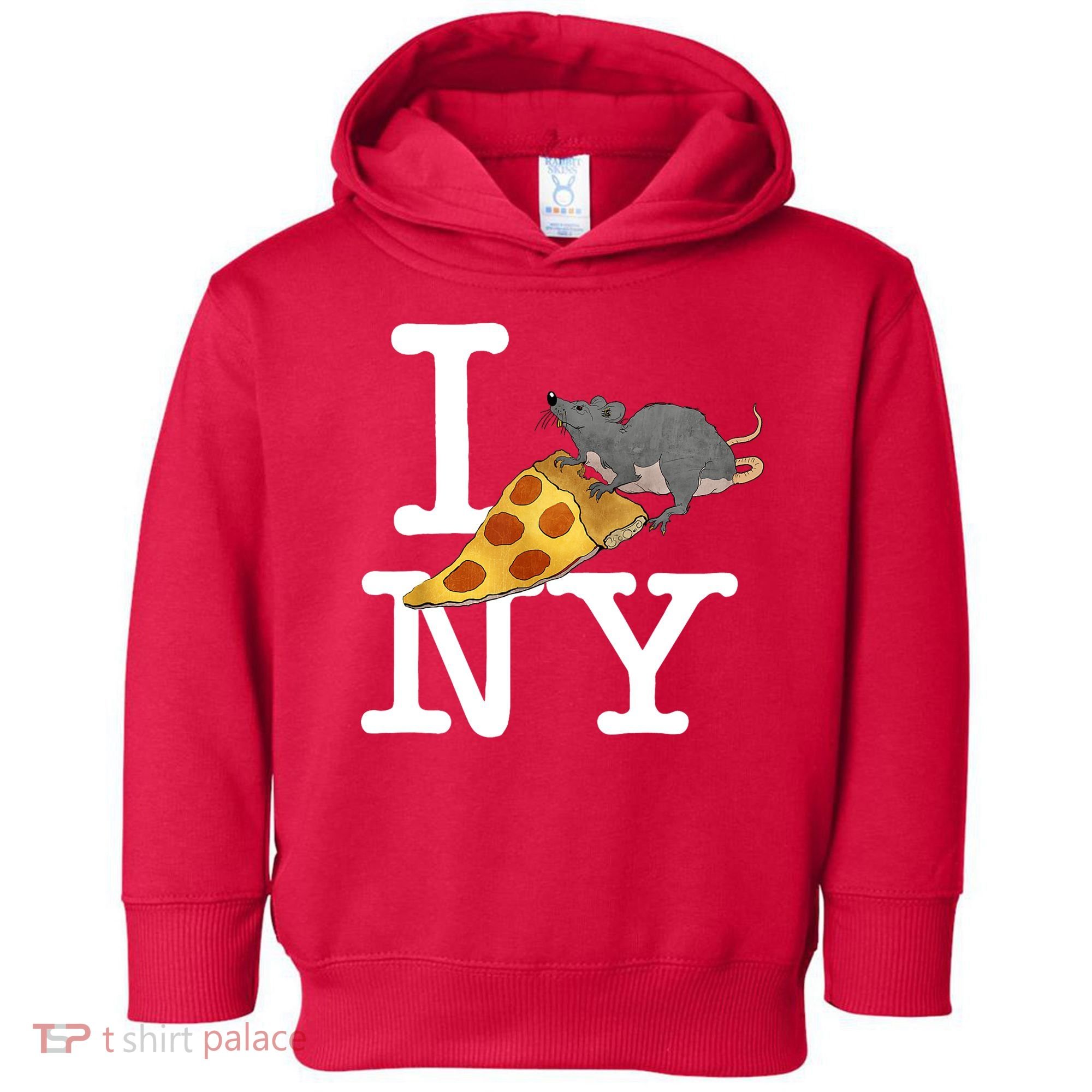 Funny Pizza Rat Ronic Toddler Hoodie