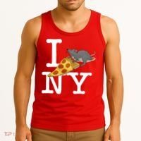 Funny Pizza Rat Ronic Tank Top thumb 3