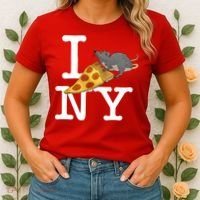 Funny Pizza Rat Ronic Women's T-Shirt thumb 2