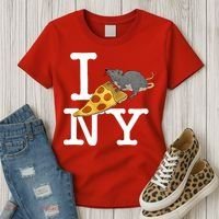 Funny Pizza Rat Ronic Women's T-Shirt thumb 3