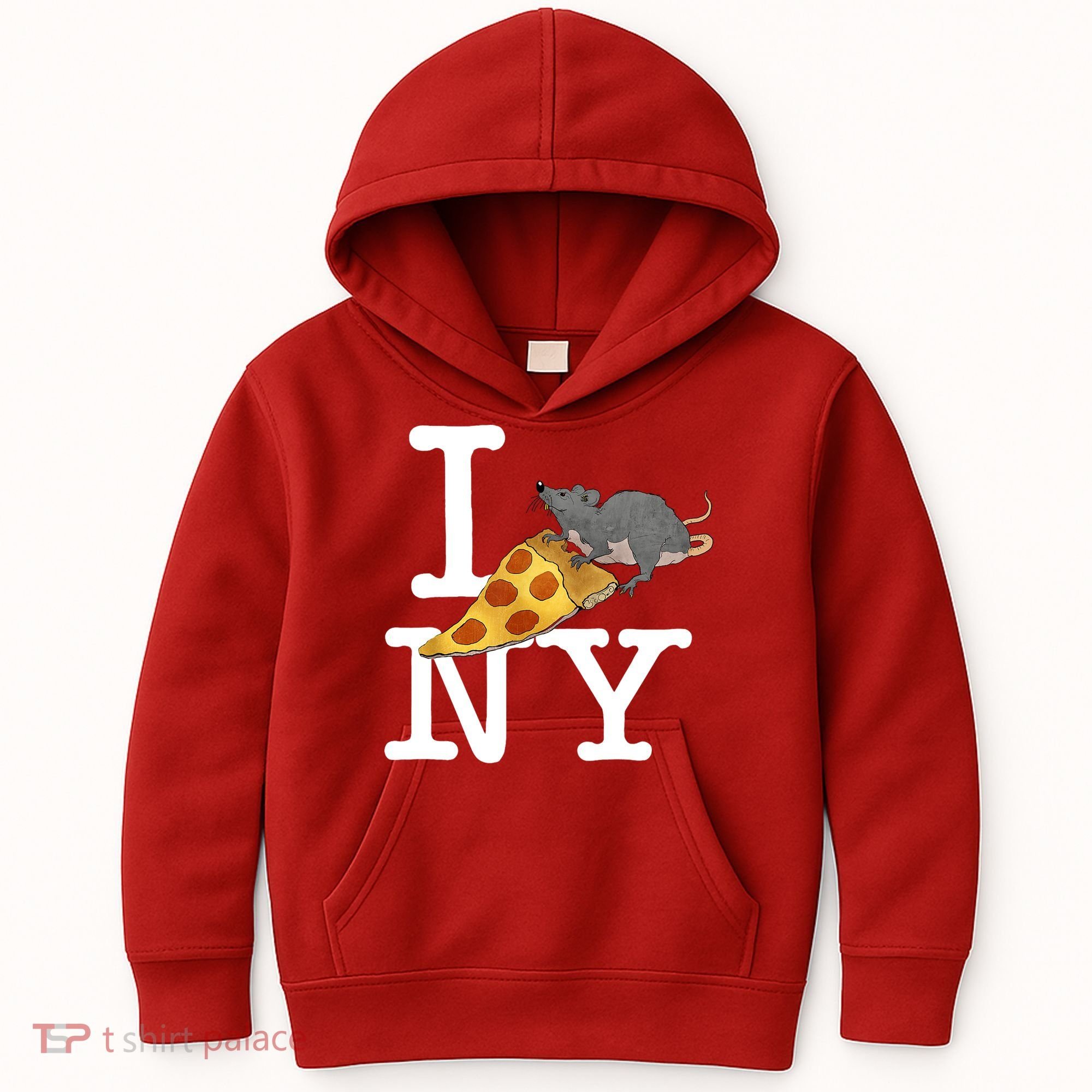 Funny Pizza Rat Ronic Kids Hoodie