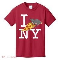 Funny Pizza Rat Ronic Kids T-Shirt thumb 0