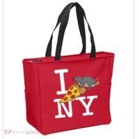 Funny Pizza Rat Ronic Tote Bag thumb 2