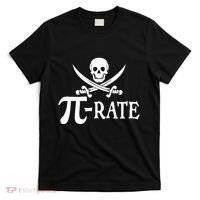 Funny Pi Rate Pirate Pi Day Boy Vintage Math Teacher Retro T-Shirt thumb 0