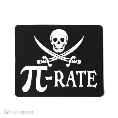 Funny Pi Rate Pirate Pi Day Boy Vintage Math Teacher Retro Mousepad