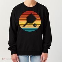 Funny Pickleball Retro Sunset Gift Women's Sweatshirt thumb 0