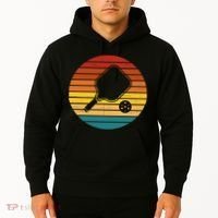 Funny Pickleball Retro Sunset Gift Hoodie thumb 2