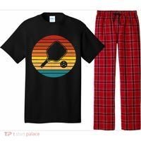 Funny Pickleball Retro Sunset Gift Pajama Set thumb 0