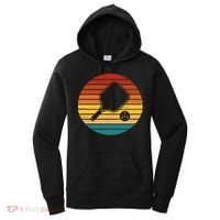 Funny Pickleball Retro Sunset Gift Women's Hoodie thumb 0