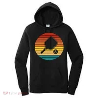 Funny Pickleball Retro Sunset Gift Women's Hoodie thumb 0