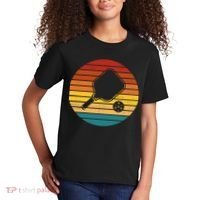 Funny Pickleball Retro Sunset Gift Kids T-Shirt thumb 2