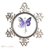 Faith Periwinkle Ribbon Esophageal Cancer Awareness Ornament thumb 0