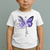 Faith Periwinkle Ribbon Esophageal Cancer Awareness Toddler T-Shirt thumb 2