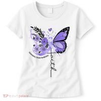 Faith Periwinkle Ribbon Esophageal Cancer Awareness Women's T-Shirt thumb 0