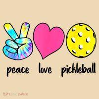 Funny Pickleball Retired Ladies Peace Love Pickleball  Tote Bag thumb 4