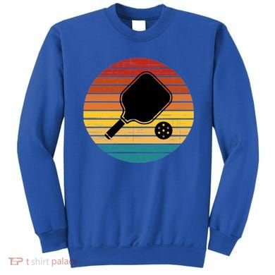 Funny Pickleball Retro Sunset Gift Sweatshirt