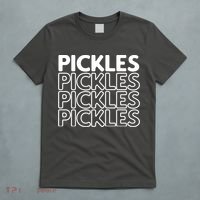 Funny Pickles Retro Green Gift T-Shirt thumb 5