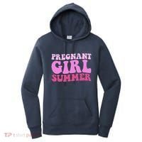 Funny Pregnancy Reveal Pregnant Girl Summer Baby Shower Women's Hoodie thumb 0