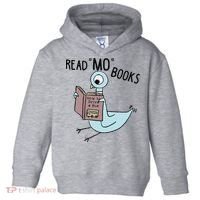 Funny Pigeon Read Mo Books Toddler Hoodie thumb 0