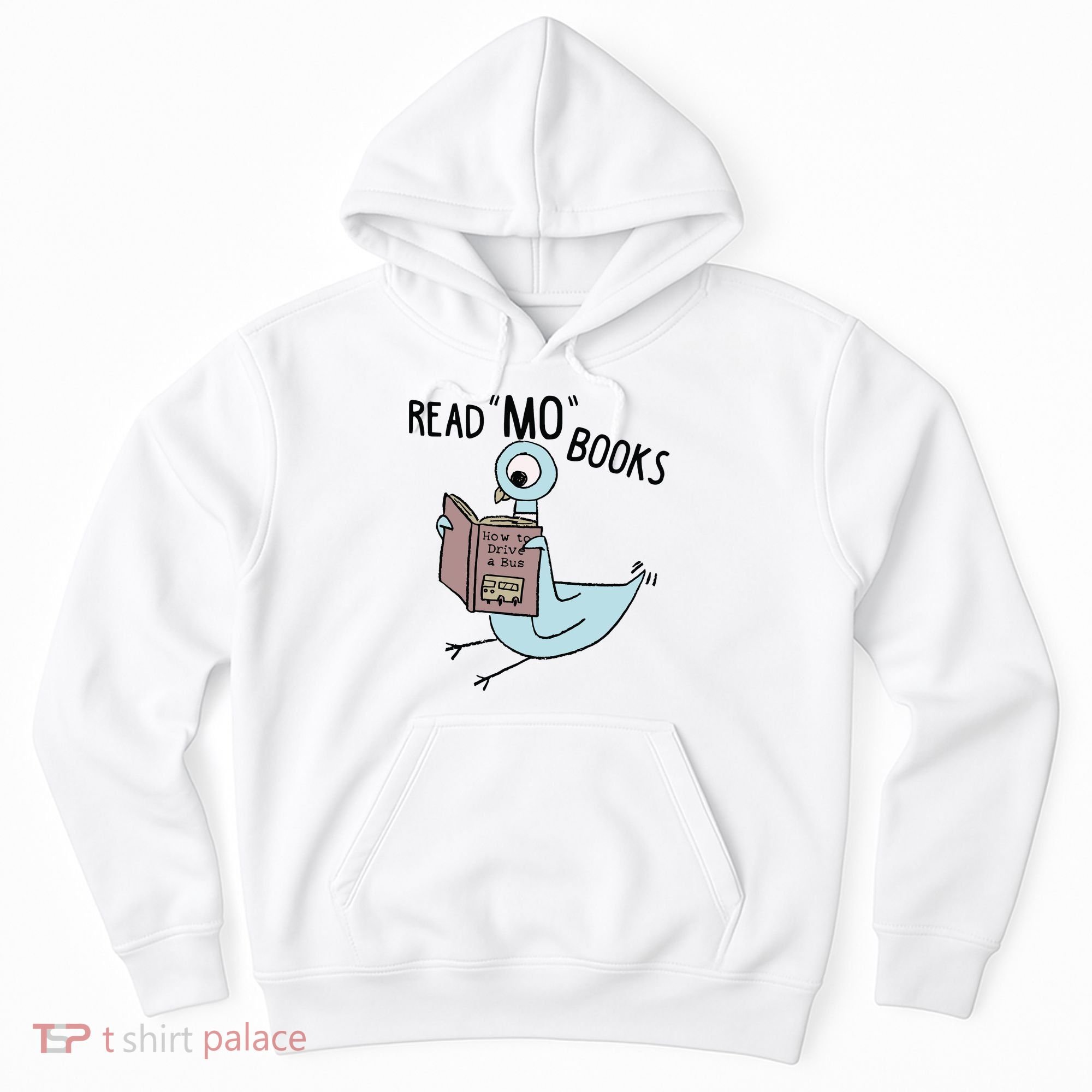 Funny Pigeon Read Mo Books Hoodie