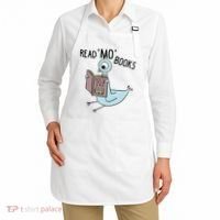 Funny Pigeon Read Mo Books Apron thumb 2