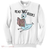 Funny Pigeon Read Mo Books Sweatshirt thumb 0