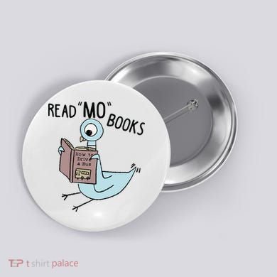 Funny Pigeon Read Mo Books Button