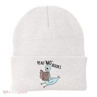 Funny Pigeon Read Mo Books Beanie thumb 0