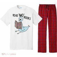 Funny Pigeon Read Mo Books Pajama Set thumb 0