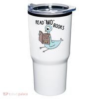 Funny Pigeon Read Mo Books Tumbler thumb 0