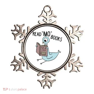 Funny Pigeon Read Mo Books Ornament