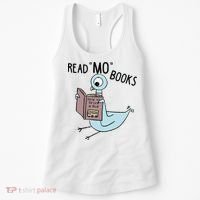 Funny Pigeon Read Mo Books Women's Tank Top thumb 0