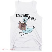 Funny Pigeon Read Mo Books Tank Top thumb 0
