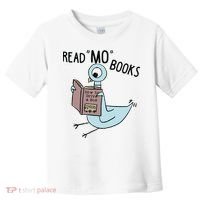 Funny Pigeon Read Mo Books Toddler T-Shirt thumb 0