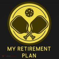Funny Pickleball Retired Retirement Plan Polo thumb 3