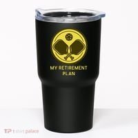 Funny Pickleball Retired Retirement Plan Tumbler thumb 0