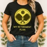 Funny Pickleball Retired Retirement Plan Women's T-Shirt thumb 2