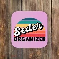 Funny Passover Seder Organizer Jewish Passover Leader Coaster thumb 0