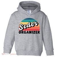 Funny Passover Seder Organizer Jewish Passover Leader Toddler Hoodie thumb 0