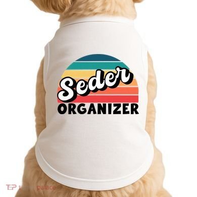 Funny Passover Seder Organizer Jewish Passover Leader Doggie Tank