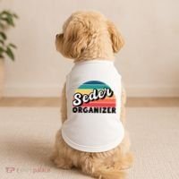 Funny Passover Seder Organizer Jewish Passover Leader Doggie Tank thumb 2