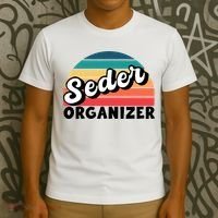 Funny Passover Seder Organizer Jewish Passover Leader T-Shirt thumb 3