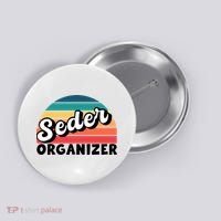 Funny Passover Seder Organizer Jewish Passover Leader Button thumb 0