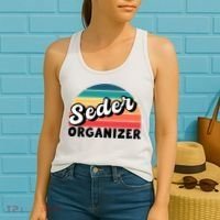 Funny Passover Seder Organizer Jewish Passover Leader Women's Tank Top thumb 2